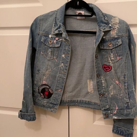 Custom Spice Girls Denim Jacker XS - Picture 2 of 3